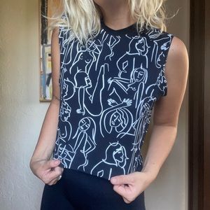 Dazey LA Dazey La Nudes Print Tank